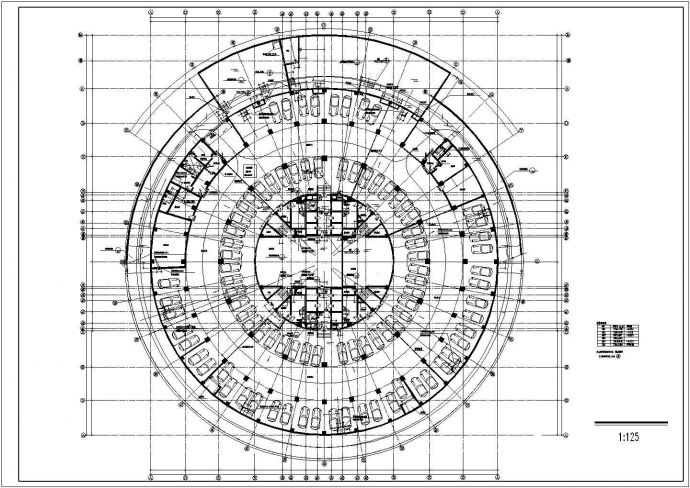 【南通】某圆形建筑全套设计施工图_图1