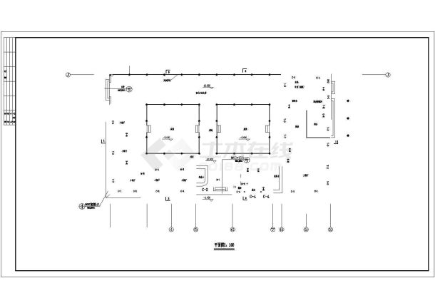 某地小型庭院建筑施工图（共8张图）-图一