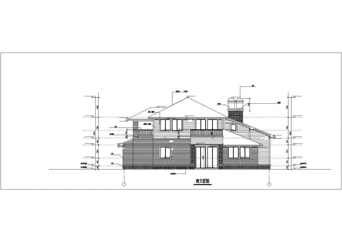 某地别墅的建筑设计案例（共8张）_图1
