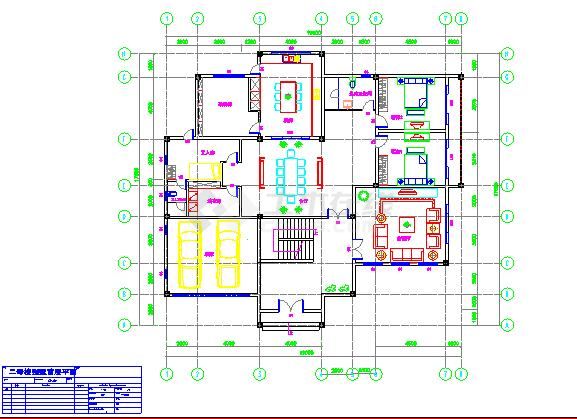 某地小型别墅二号楼建筑设计施工图-图一