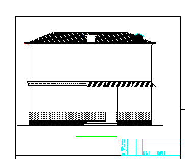 某地某低成本小型别墅详细设计建筑图_图1