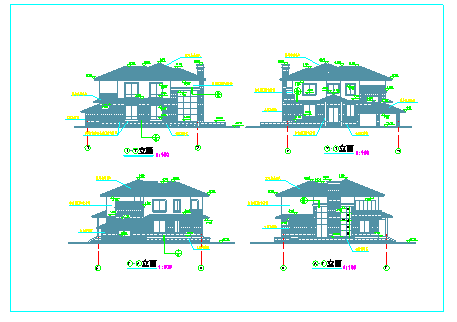 某地小型独栋别墅建筑施工图（含建筑说明）_图1