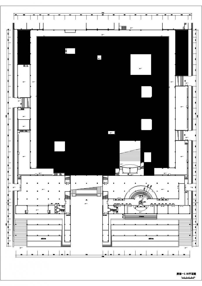 【洛阳】博物馆建筑设计平面图纸（共7张）_图1