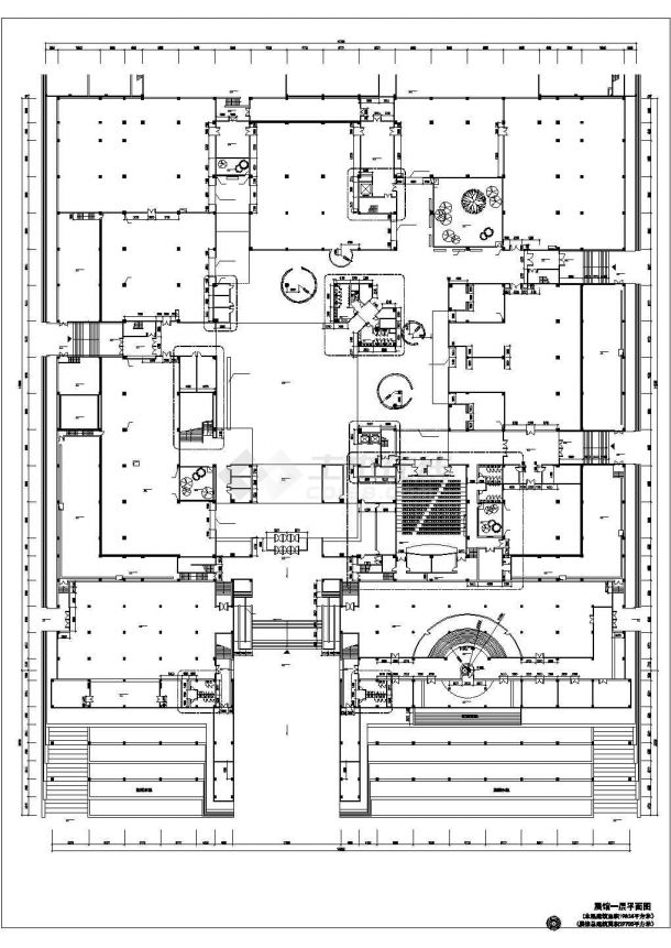 【洛阳】博物馆建筑设计平面图纸（共7张）-图二