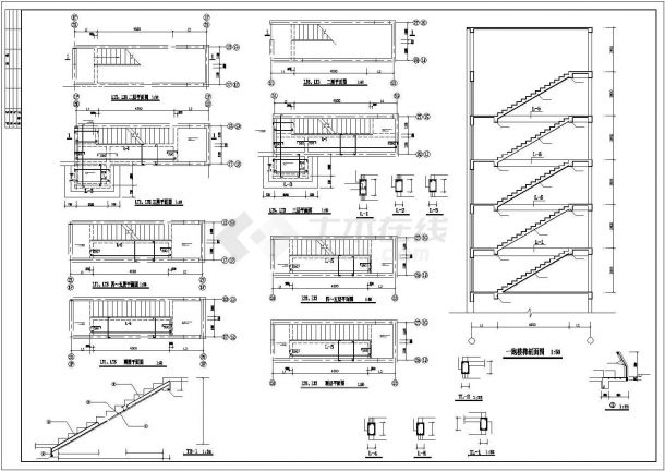 多层住宅楼全套结构施工图（共30张）-图二
