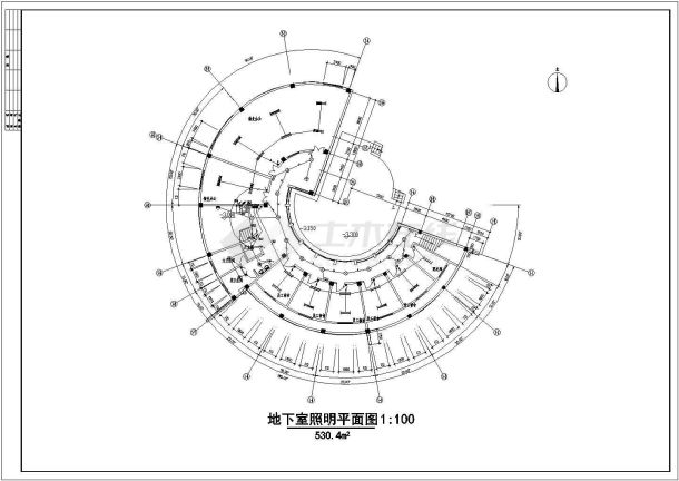 枫华源别墅区高级会所电力施工图纸-图二