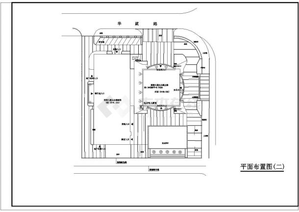 国悦大厦电气设计施工图纸（共2张）-图二