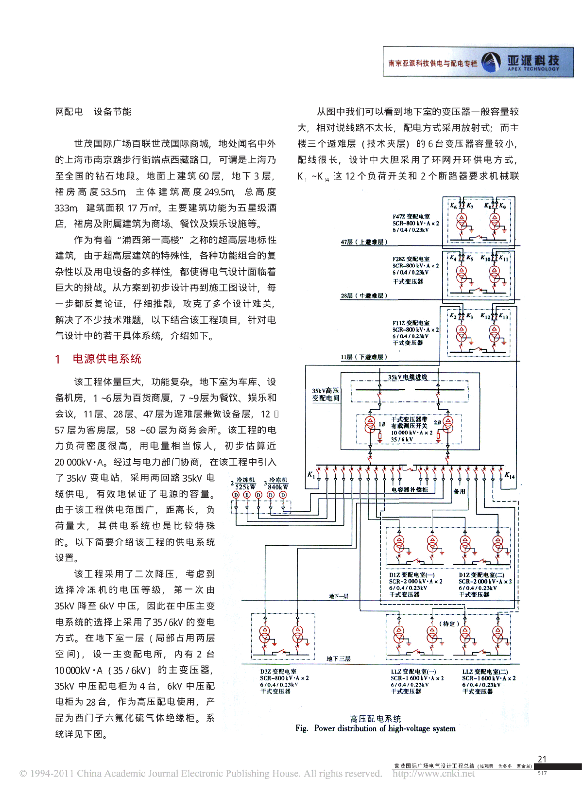 世茂国际广场电气设计工程总结-图二