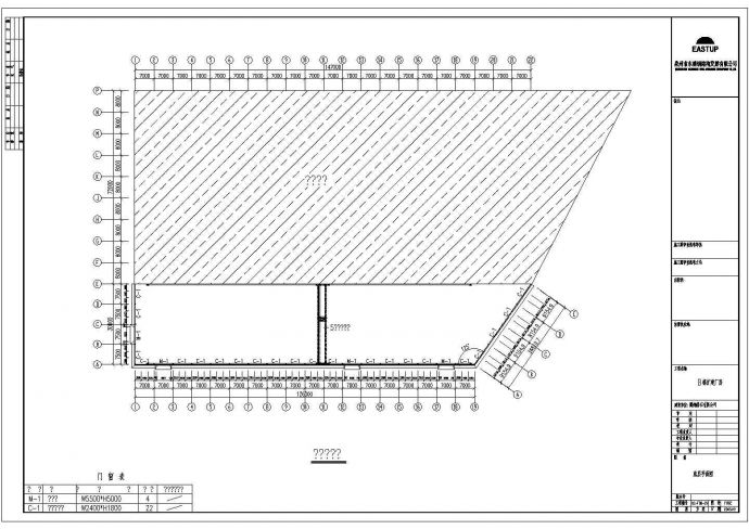 某公司B栋扩建厂房建筑图 （含设计说明）_图1