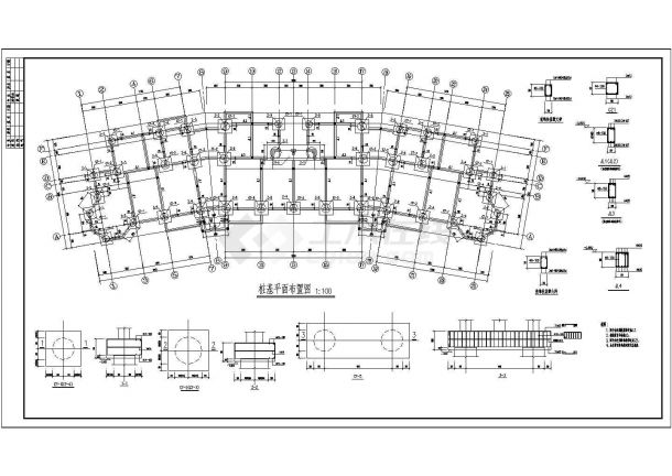 武汉某组团住宅结构设计图纸（全集）-图二