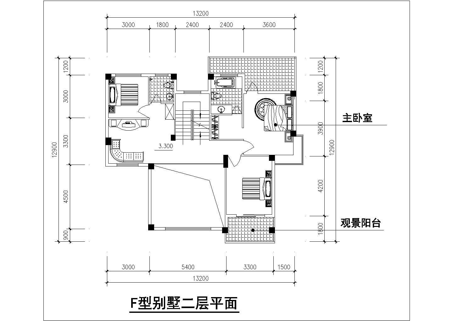 【南京】高档独栋别墅设计施工图纸