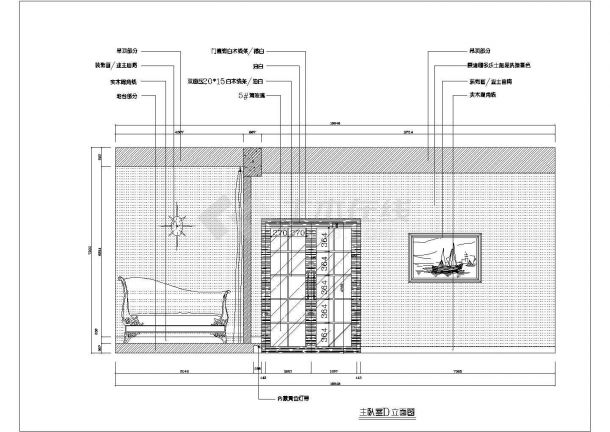 【广东】珠海某别墅主楼建筑设计图-图一