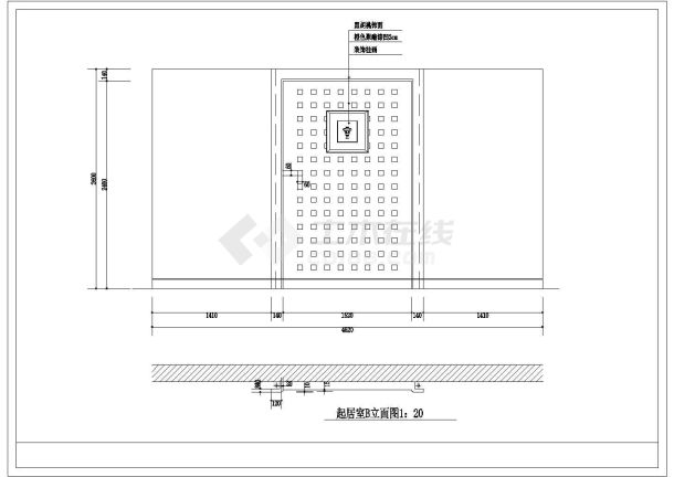 某地豪华别墅精装修设计施工详图纸-图一