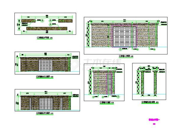 某小区园建植物水电全套设计施工图-图二