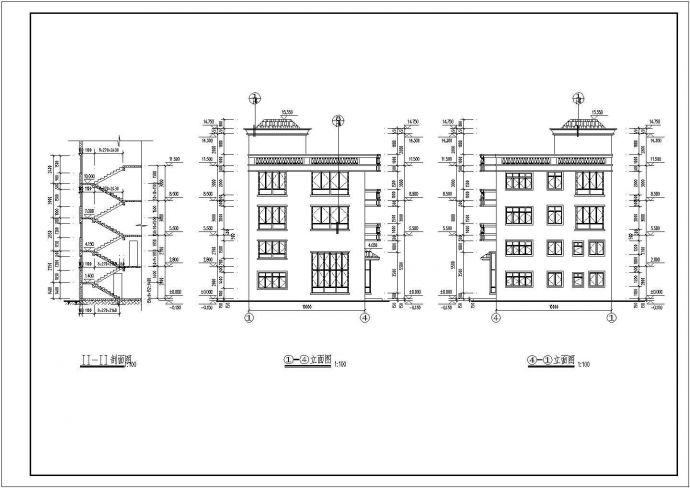 某私人住宅楼建筑设计施工全套详图_图1