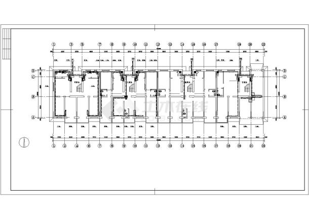 【天津】六层住宅楼水暖设计施工图纸-图一