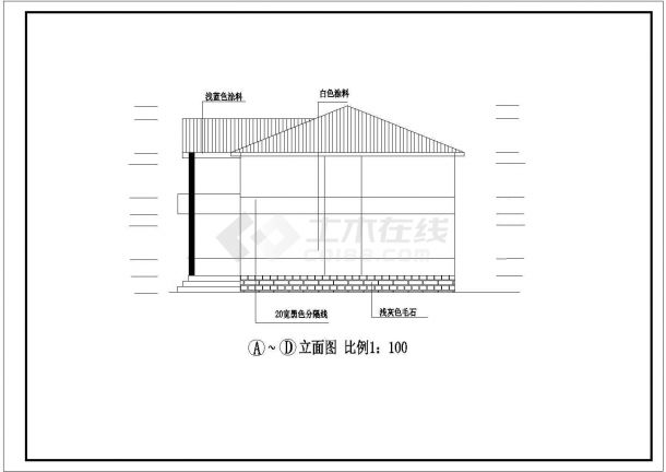 【天津】某地别墅外形建筑设计方案-图二