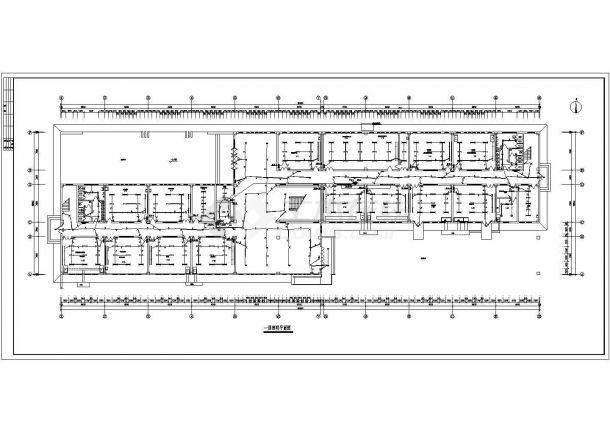 某理工学校基础课实验室电气照明图-图一