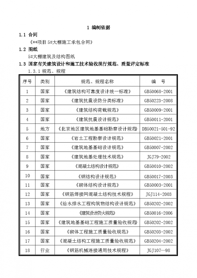 某大棚建设工程施工组织设计_图1