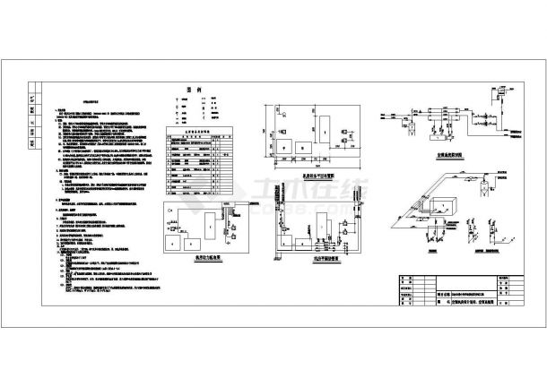 【河南】项目地源热泵机房施工图纸-图二