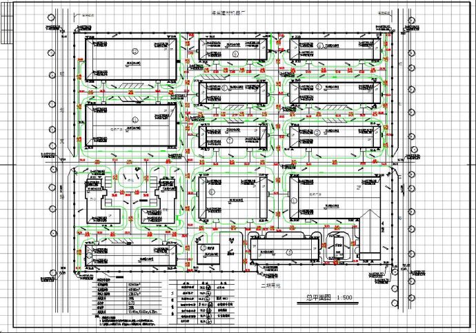 海兰建材机器厂厂区建筑平面规划总图_图1