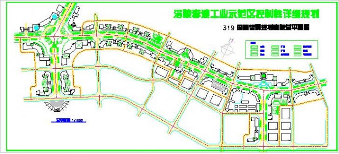 【重庆市】涪陵区李渡工业示范区建筑规划图_图1