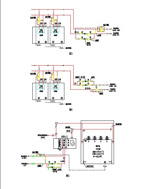 某干表冷盘管冷冻水专业设计系统图_图1
