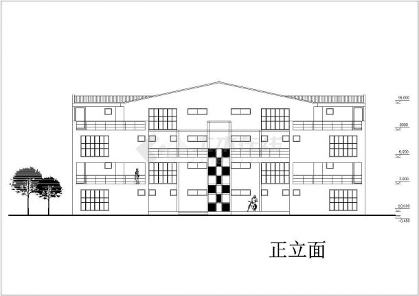 【四川】某地区别墅建筑设计方案图纸-图一