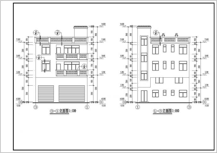 某地小型私人住宅建筑施工图（共7张）_图1