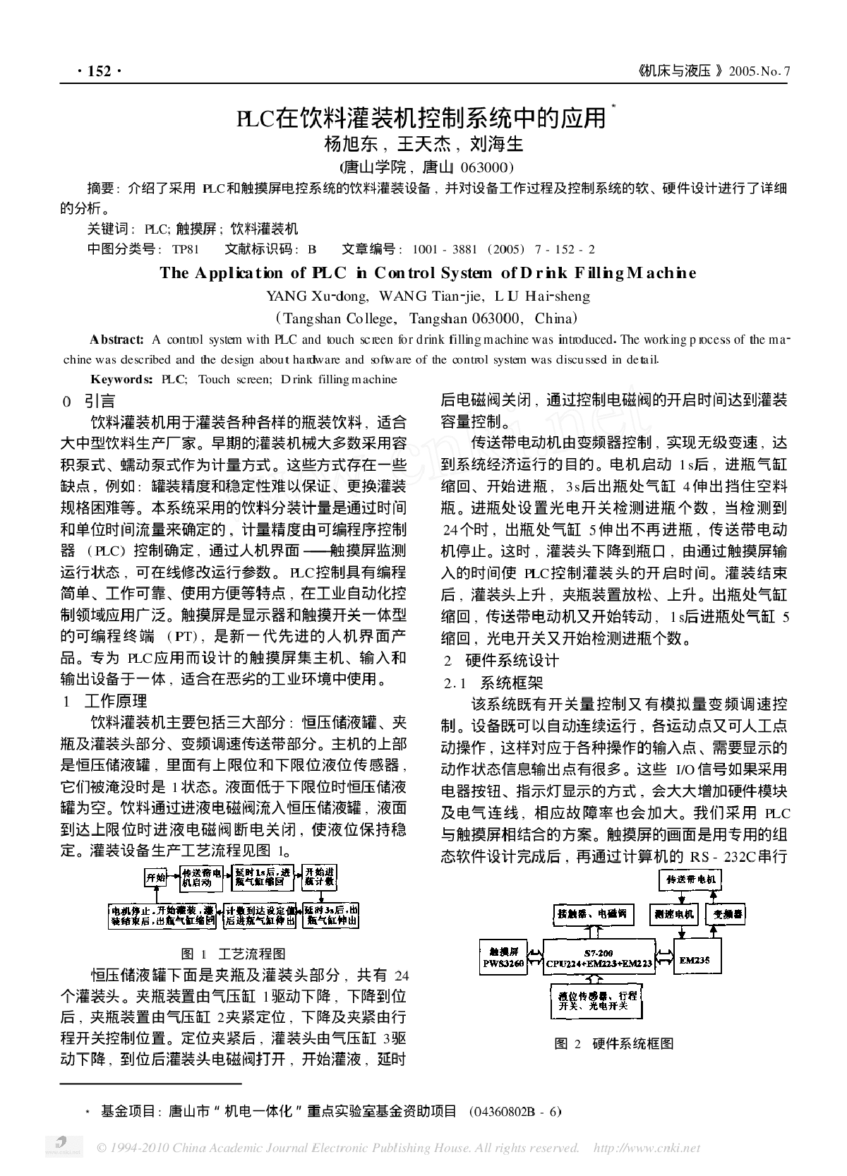 PLC在饮料灌装机控制系统中的应用-图一