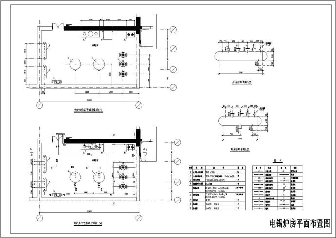 【山西】某地电锅炉房设计施工图纸_图1