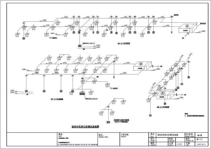【珠海】二层菲林车间净化空调设计图_图1