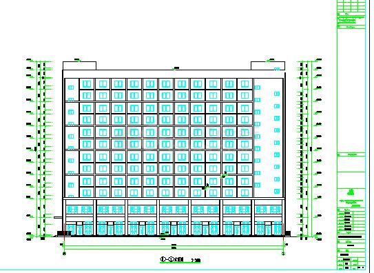 某地大型特色酒店的详细建筑图(全集)-图二