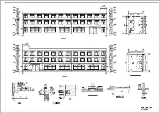 【上海市】瑞泰车间建筑施工设计图-图二