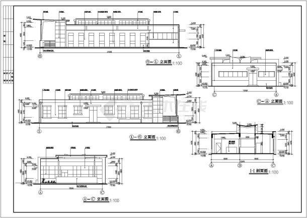 【广州市】某一层实验室建筑施工图-图一