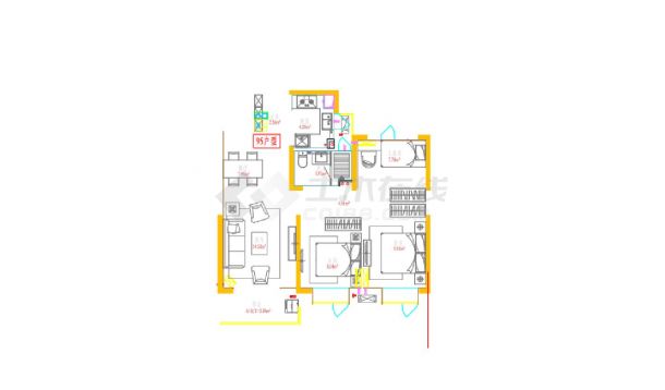 融创华中区域标准化户型-图一