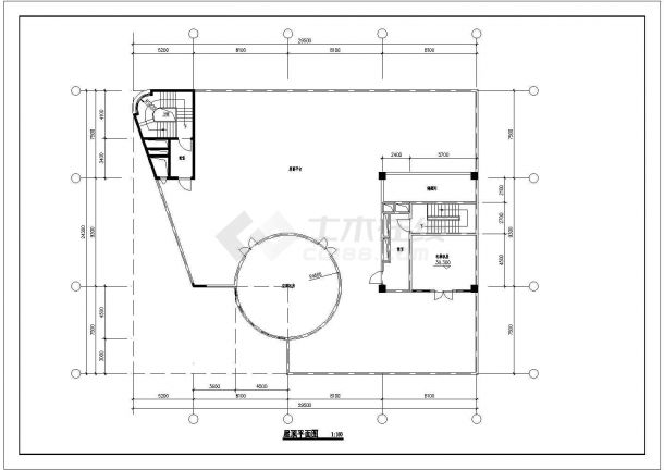 某地大型宾馆的建筑施工图（全套）-图二