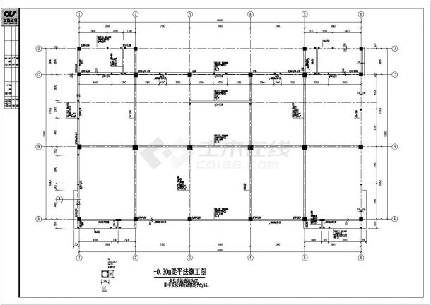 新浩办公楼结构图纸（结构设计总说明）-图二