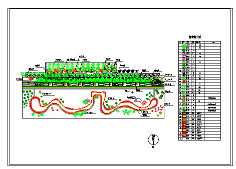 高速公路站区施工图纸CAD-图一