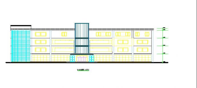 某地小型商场的全套建筑设计方案图_图1