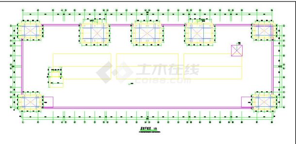 某地大型商场的详细建筑平面图施工图-图二