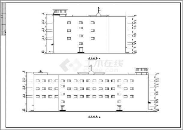 某地商场全套的详细建筑设计施工图-图二