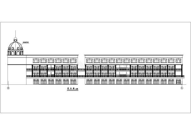 某地大型商场的详细全套建筑施工图-图一