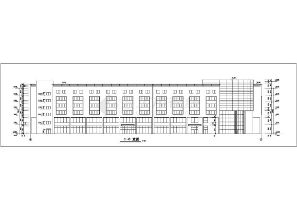 某地商业大厦的详细全套建筑施工图-图一