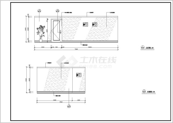 【广东】某餐厅简单装修设计施工图-图二