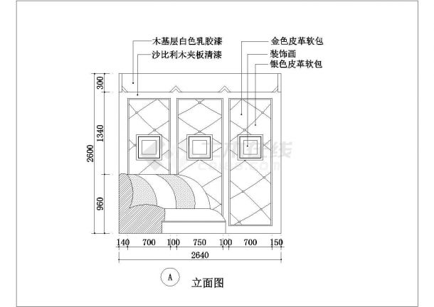 某地小型ktv的详细建筑设计简图-图一