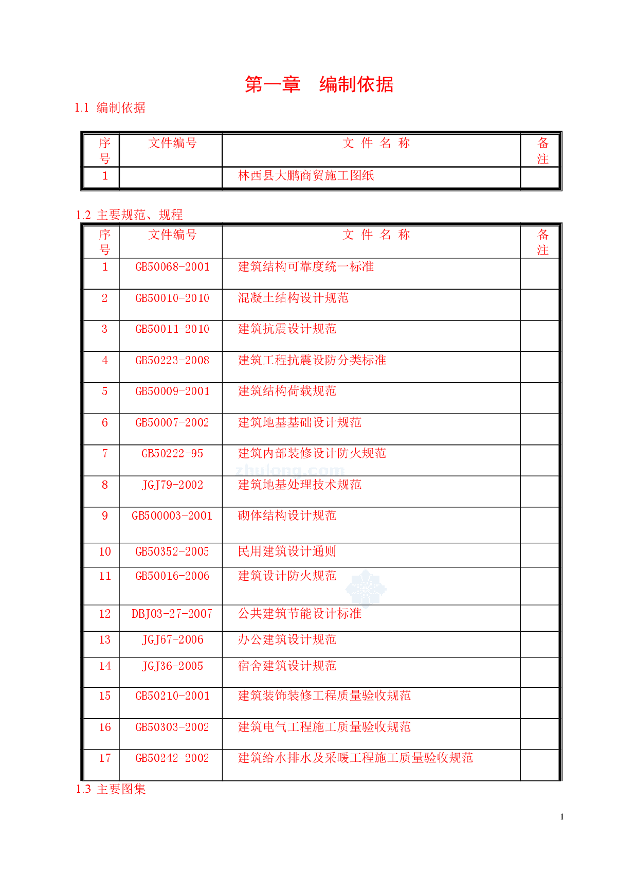 五十家子幼儿园施工组织设计及施工方案-图一