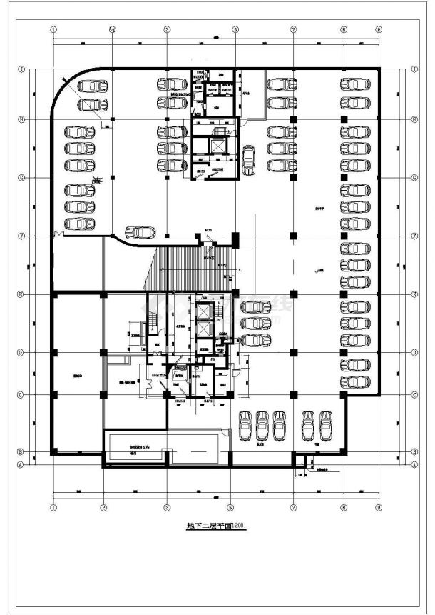 某地人防的建筑设计施工图（共11张）-图二