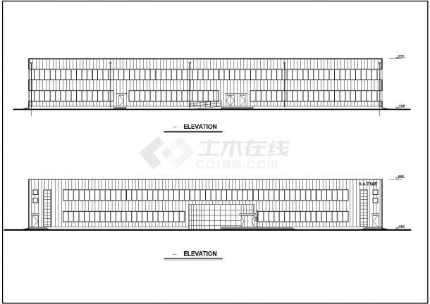 某公司厂房的详细建筑设计施工图纸-图一