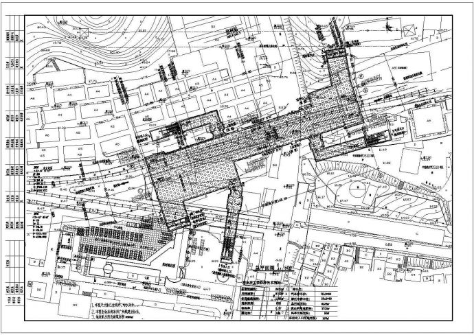 【广州】某地铁站平面建筑规划设计_图1